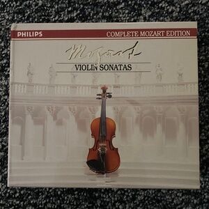 Mozart Violin Sonatas, Complete Mozart Edition, Philips label 7 cd set
